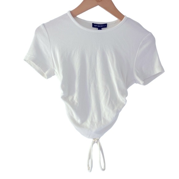 Cotton Candy LA Cinched Back Crop Top Size Small - Picture 1 of 6